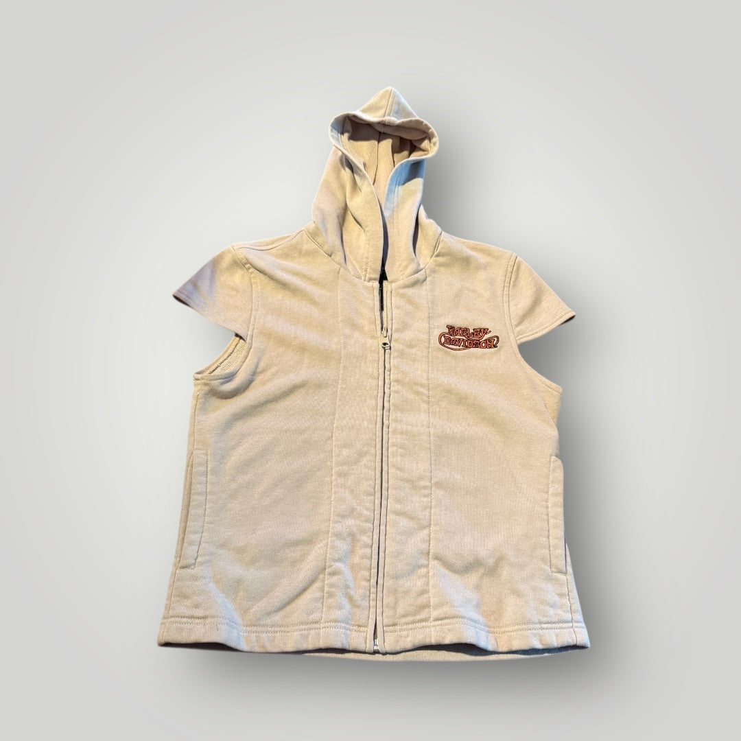 Harley Davidson Women’s Sleeveless Zip Hoodie Size Medium